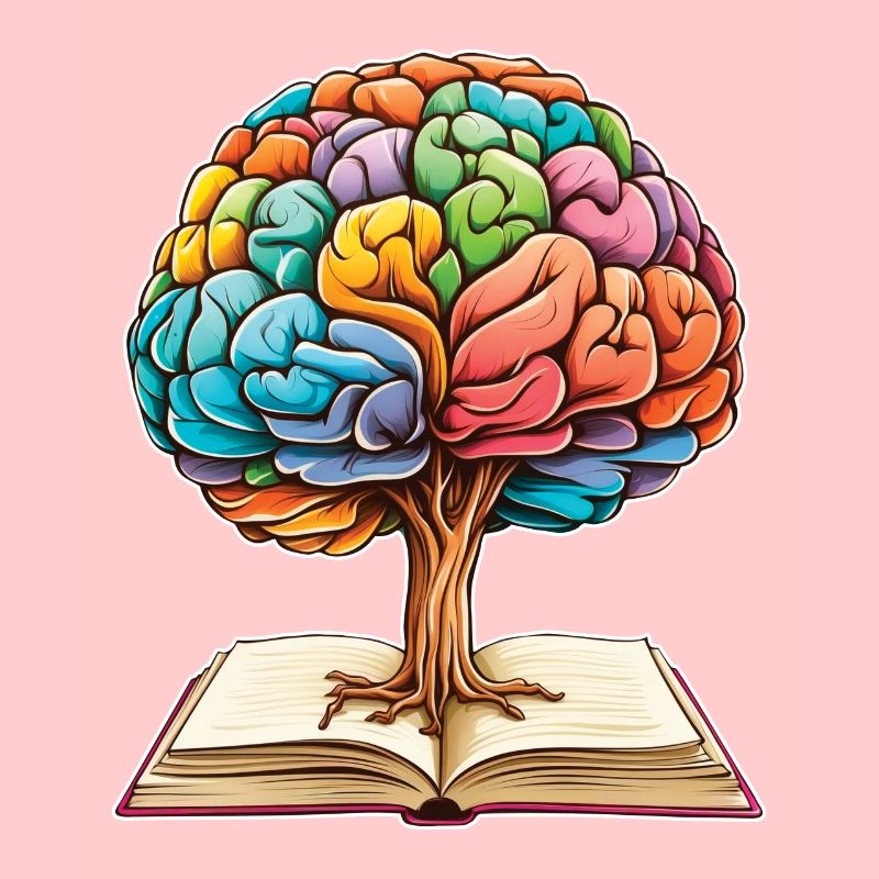Reading Forms Mindset Growth Artwork Tree