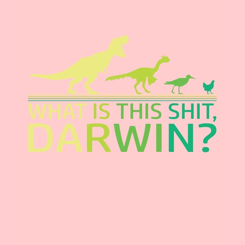 Funny Evolution Dino Dinosaur Darwin T-Rex