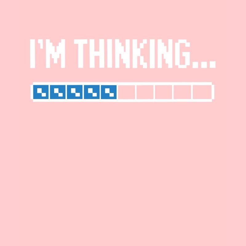 I'm thinking please wait funny nerd loading brain