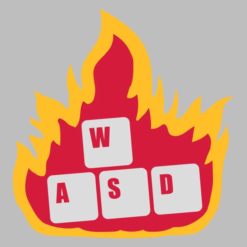 Nerd Computer WASD Clavier