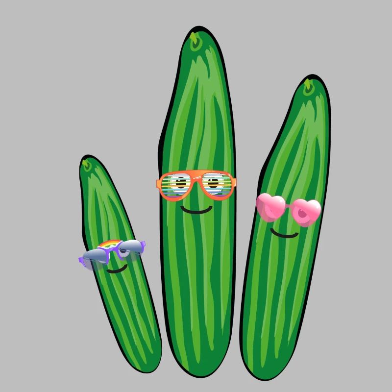 Trio de concombre,Concombre,Concombre,Concombre,Lunettes de soleil