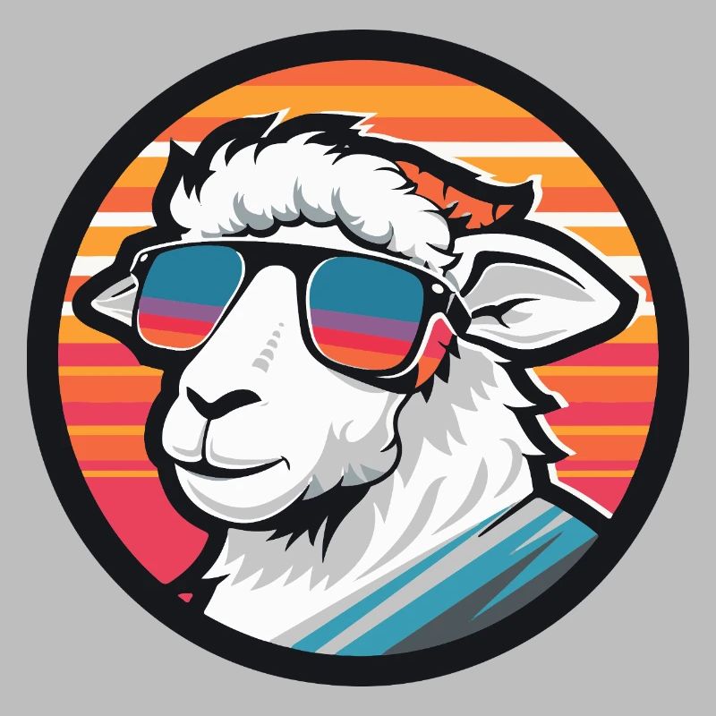 Sheep Comic Cool Summer