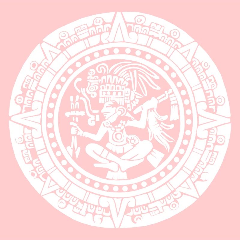 Mayan Calendar - White