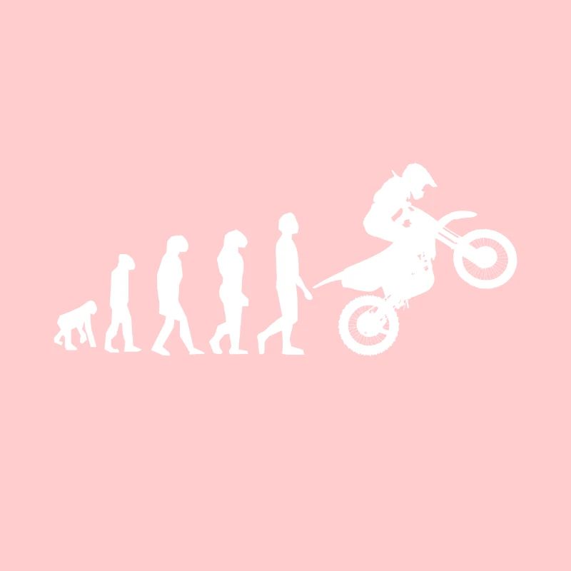 Evolution du singe au motocross