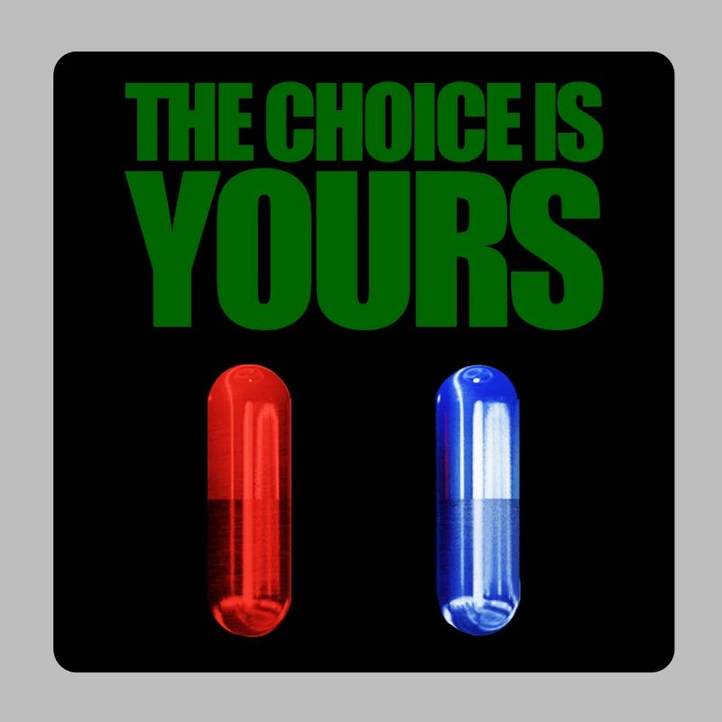 Matrix rote oder blaue Pille