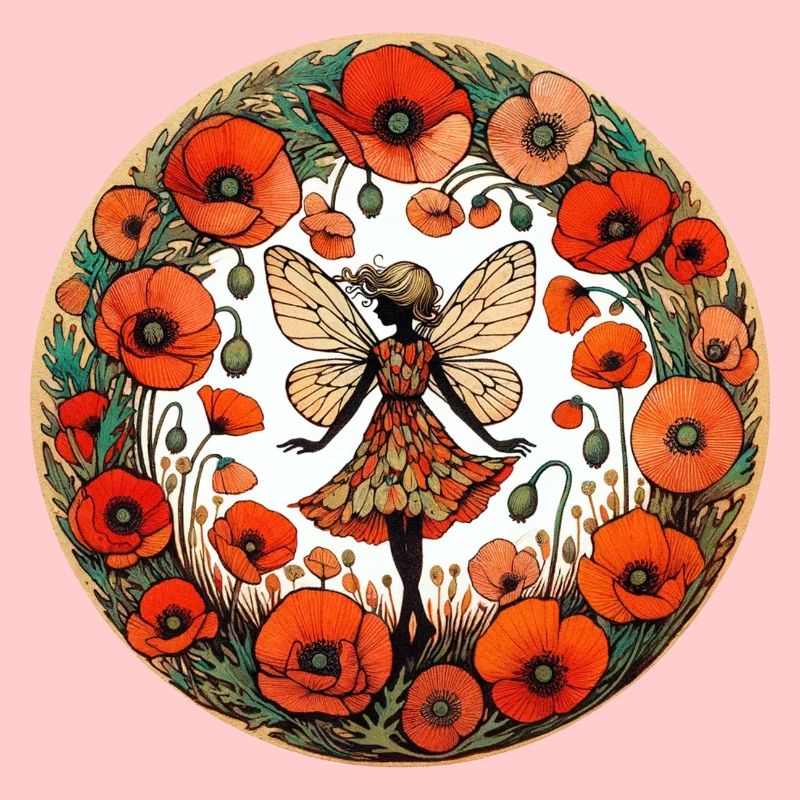 Fée Fleur De Coquelicot