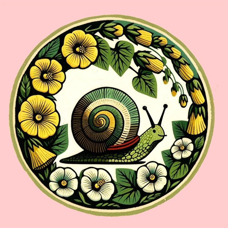 Escargot rétro