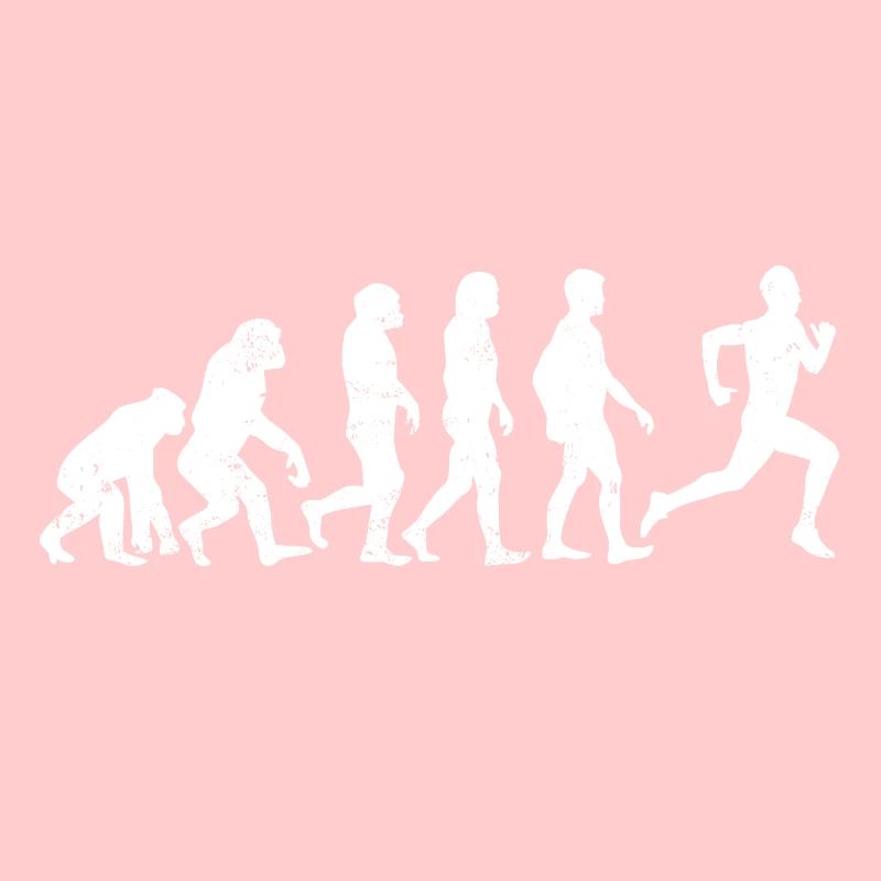 l'évolution de coureur de jogging course cadeau marathon
