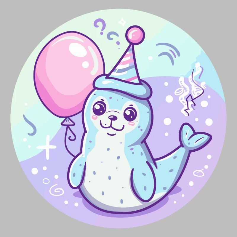 Robbe Tier Geburtstag Comic