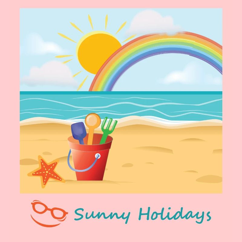 Vacances d'été à la plage, mer, sable et soleil