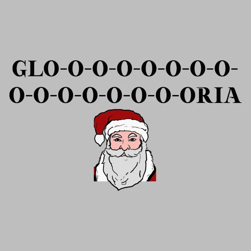 Weihnachtsmann Gloria In Exelcis Deo Geschenkidee