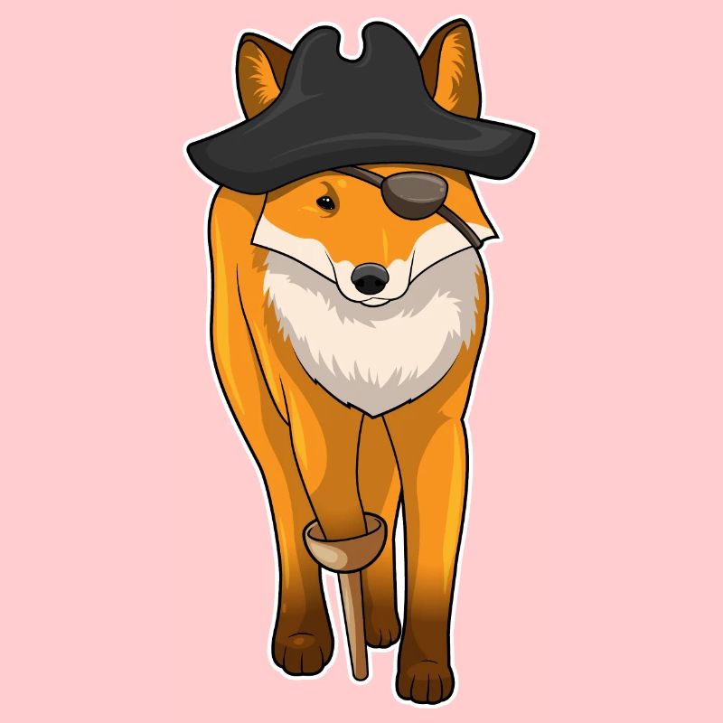 Fox Pirate Eye Patch