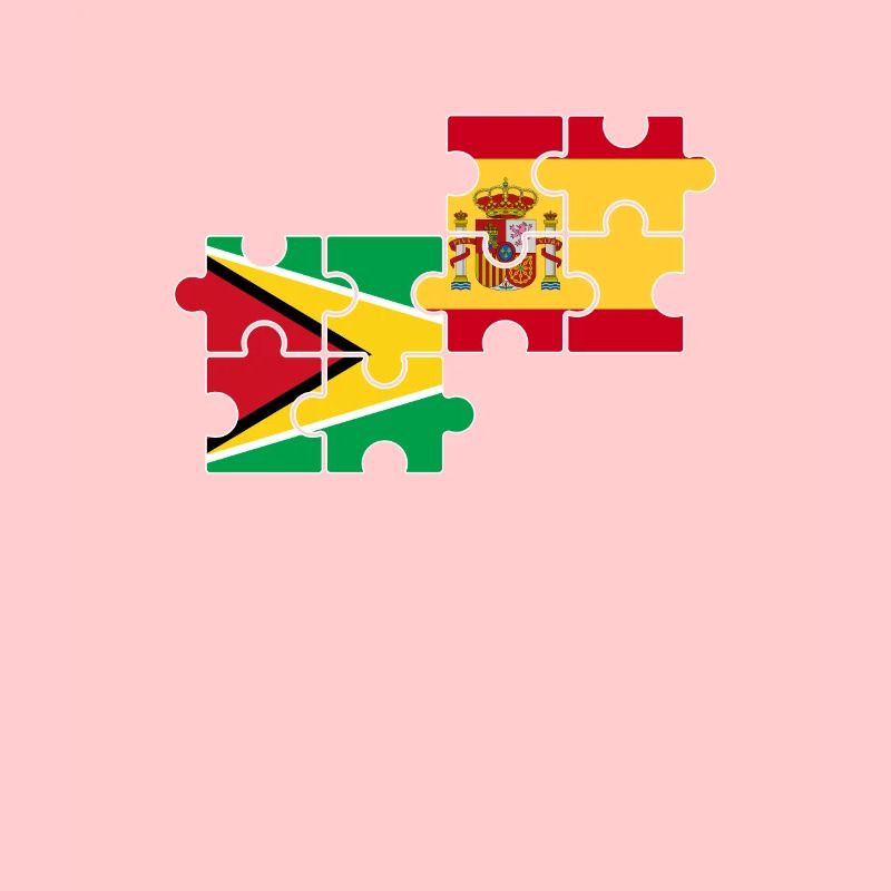 Drapeau de la Guyane, Espagne, Guyanais