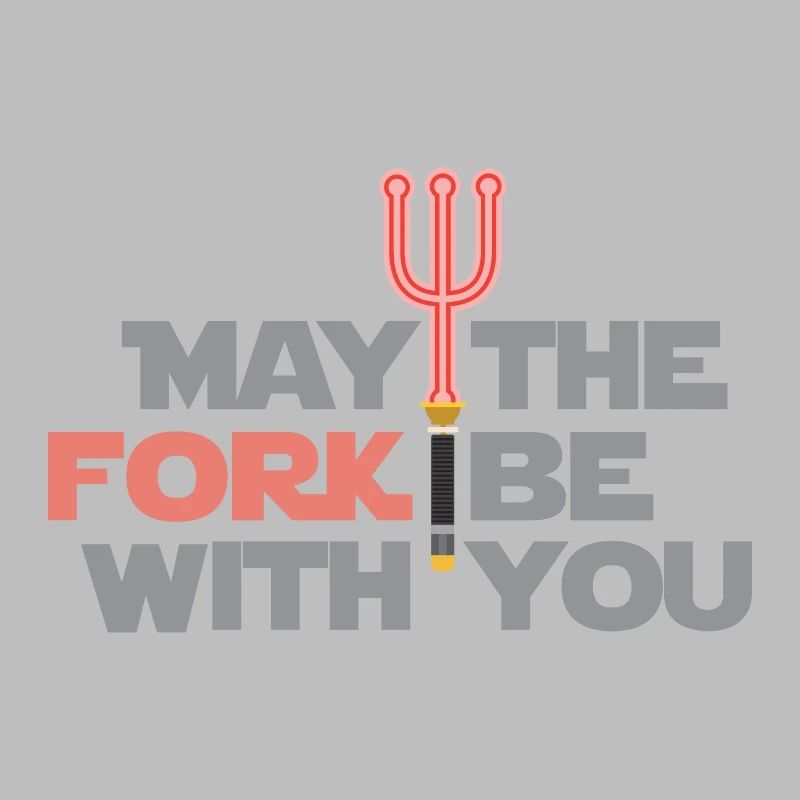 Developer May the Fork Be With You Geschenk idéee