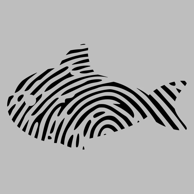 Empreinte digitale ADN ADN poisson poisson poisson pêcheur
