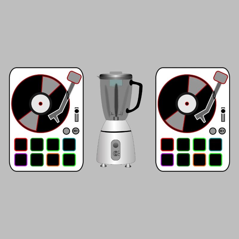 DJ controller with mixer