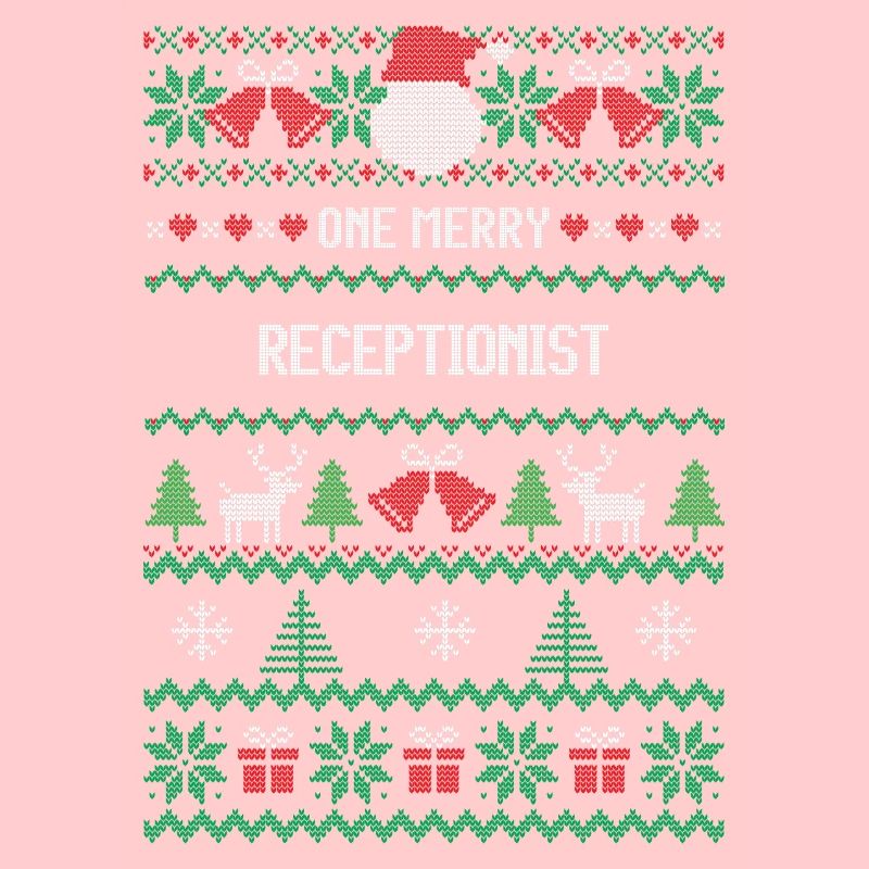 Une joyeuse réceptionniste