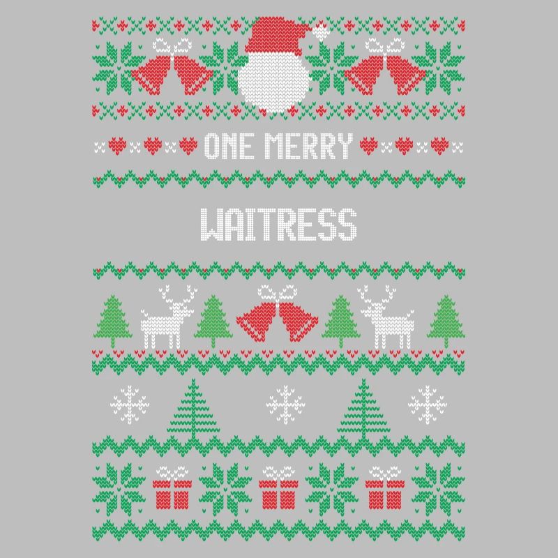 Une serveuse joyeuse