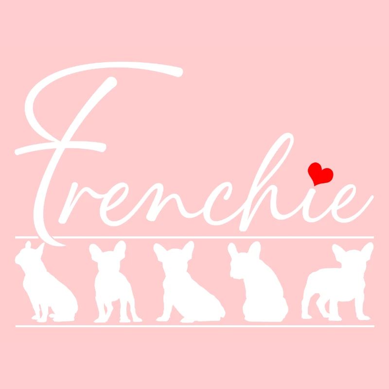 Frenchie Silhouettes de bouledogue français