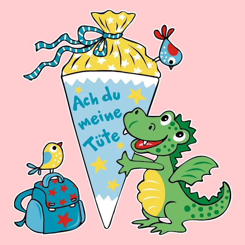 Schoolchild Dragon. Oh my bag!