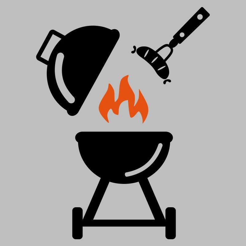 Grill mit Wurst