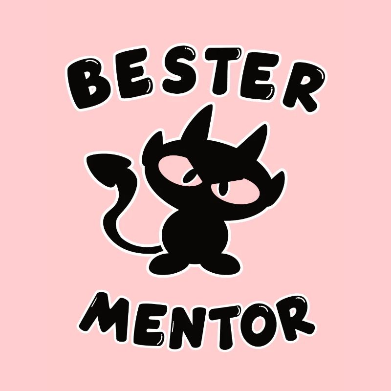 cooles bester Mentor Design mit Teufelchen