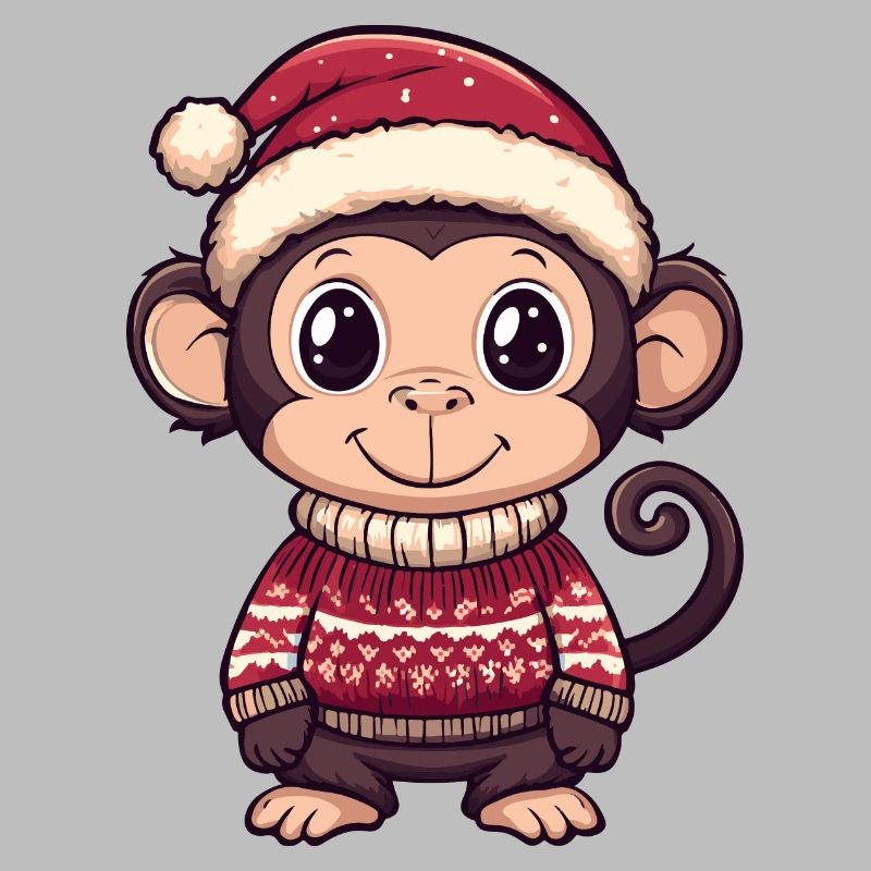 Monkey Christmas Comic