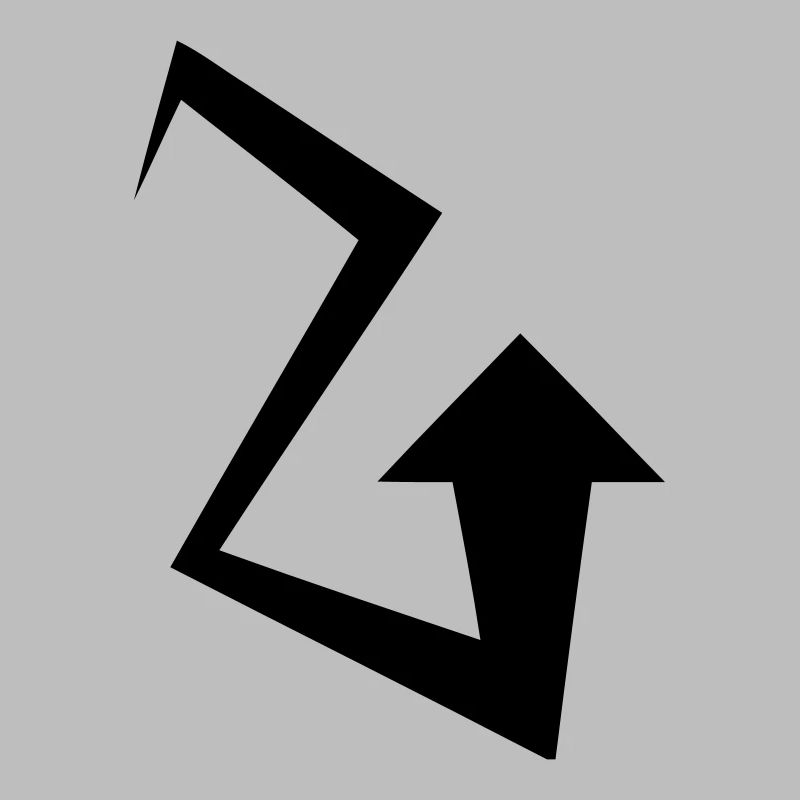 Zig Zag Pfeil