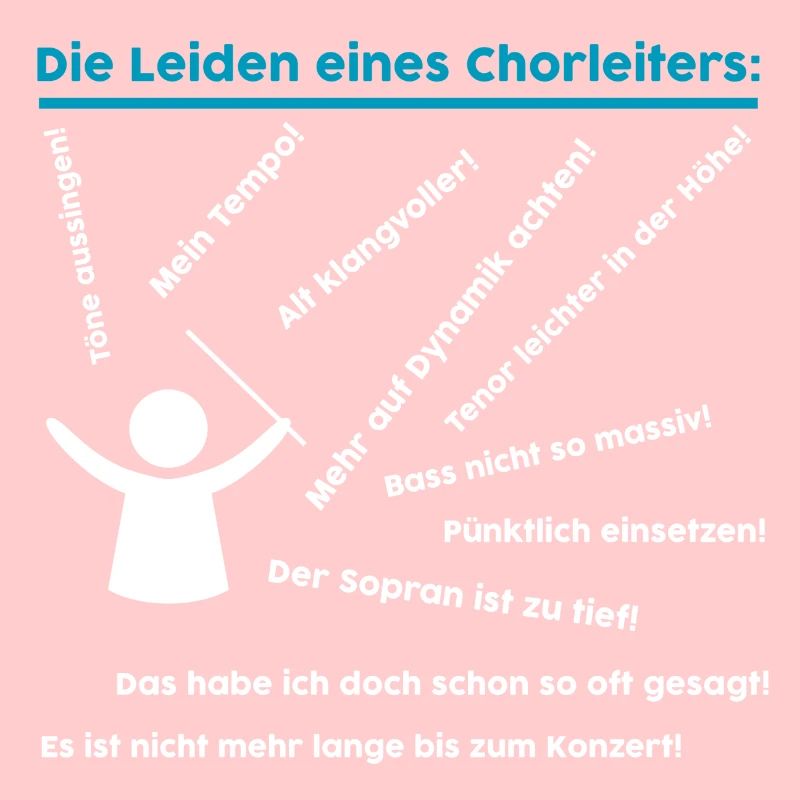 Die Leiden eines Chorleiters: Musiker Dirigenten
