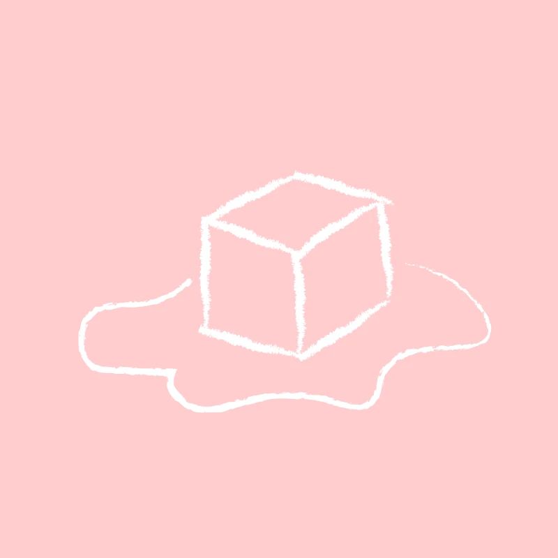 Glaçons eau glacée eau glacée été