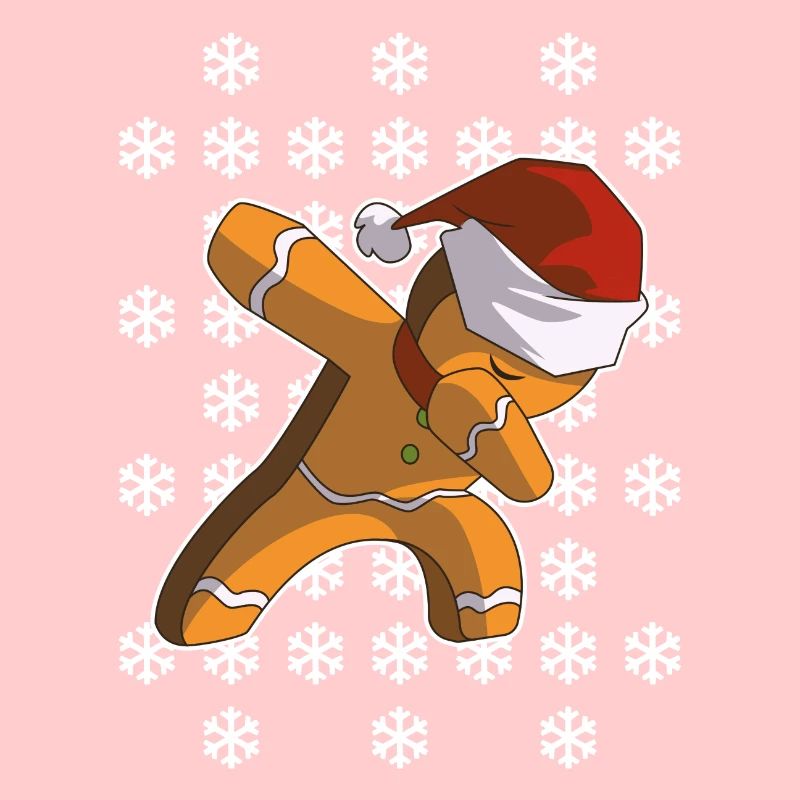 Gingerbread Man Dab Christmas
