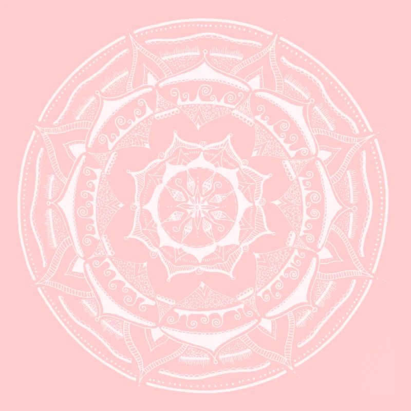 Mandala gross weiss