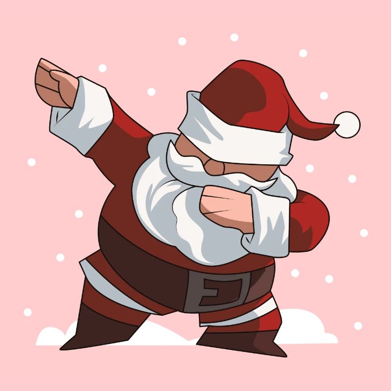 Dabbing Weihnachtsmann dab