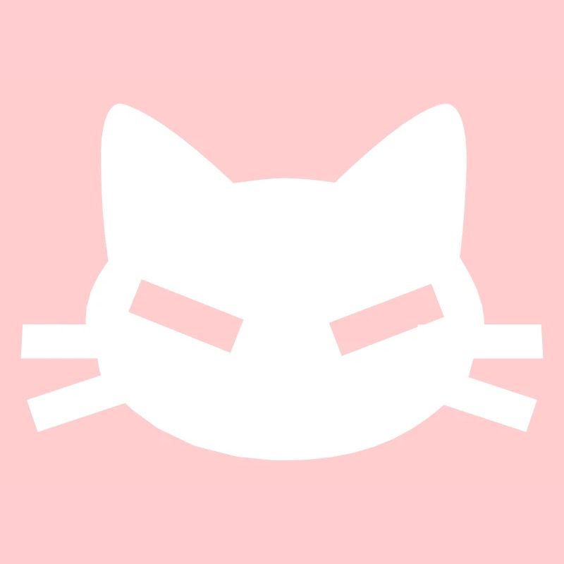 Cat with angular slit eyes