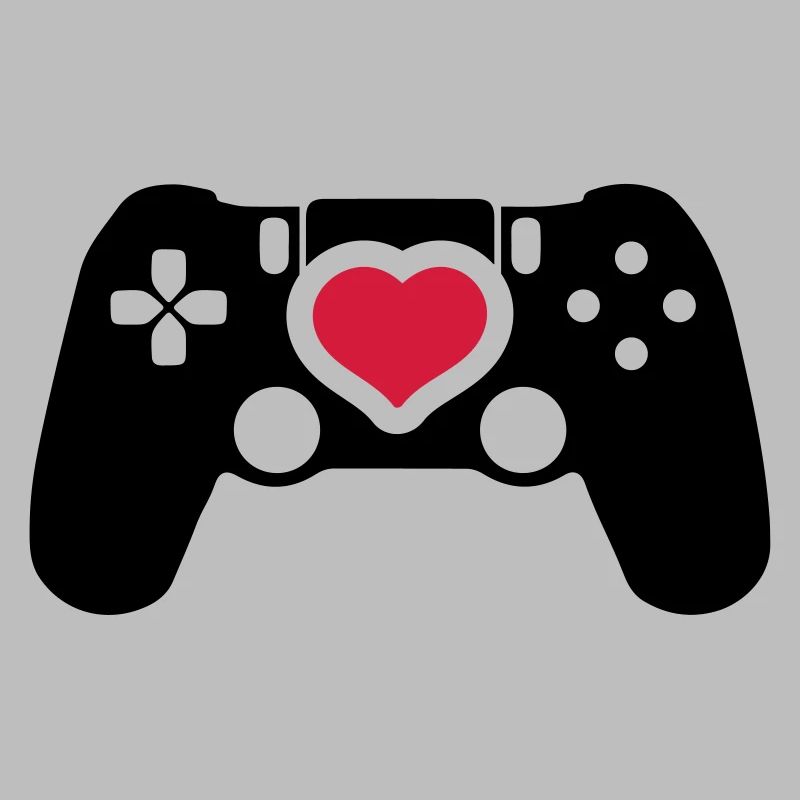 gamer controller herz liebe