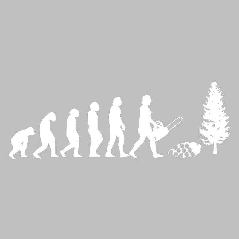 Evolution wood chipper white