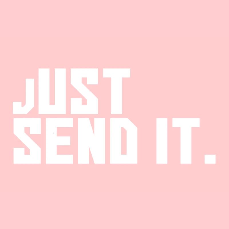 Just send it design, white
