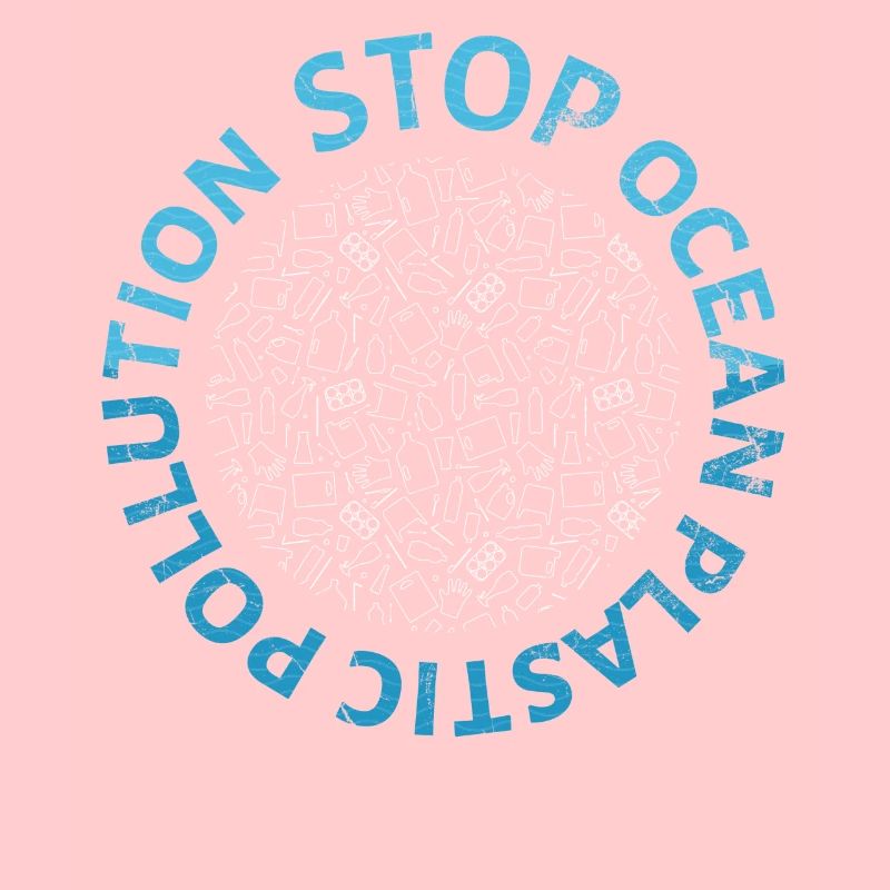 Stop Ocean Plastic Pollution Design pour le
