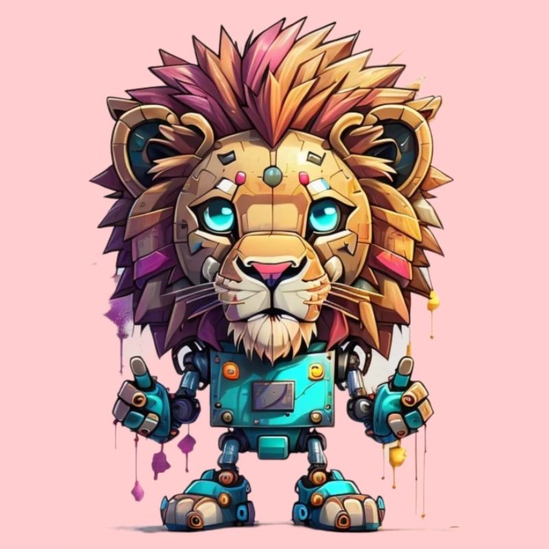 Roboter Löwe
