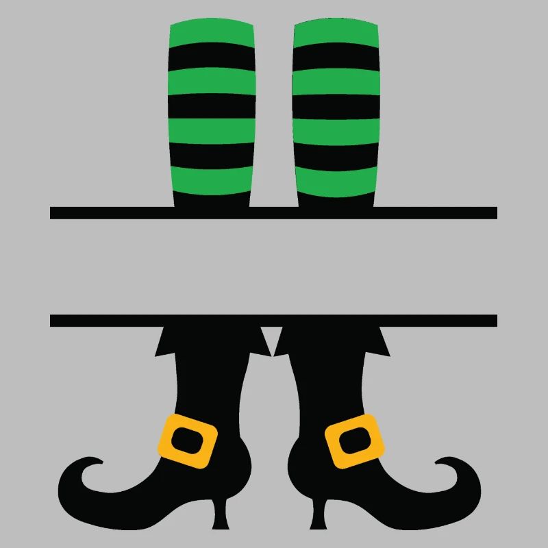 Witch's legs monogram shared