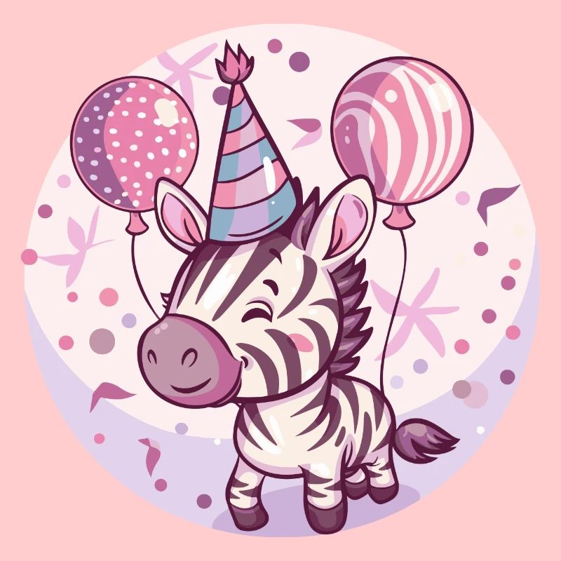 Zebra Geburtstag Comic