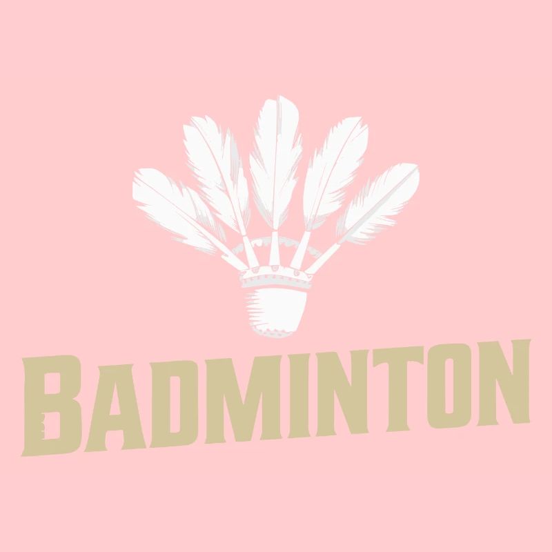 Badminton Retro Sport Vintage Federball Fan