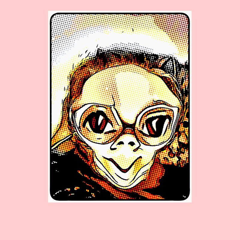 Knuffiger Alien (DDP 2:3, grille de points)