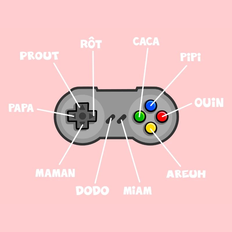 Bébé aux commandes - blanc