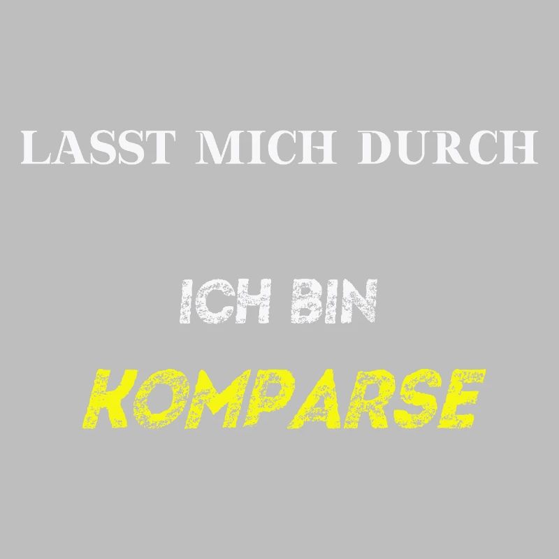 Lasst mich durch, ich bin Komparse! Geschenkidee