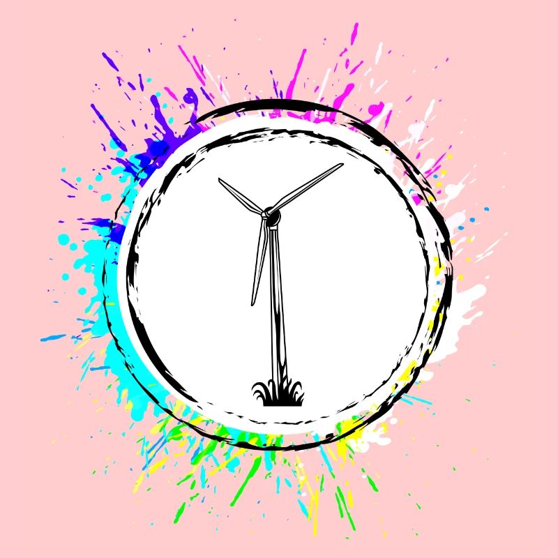 Wind Turbine Silhouette Energy