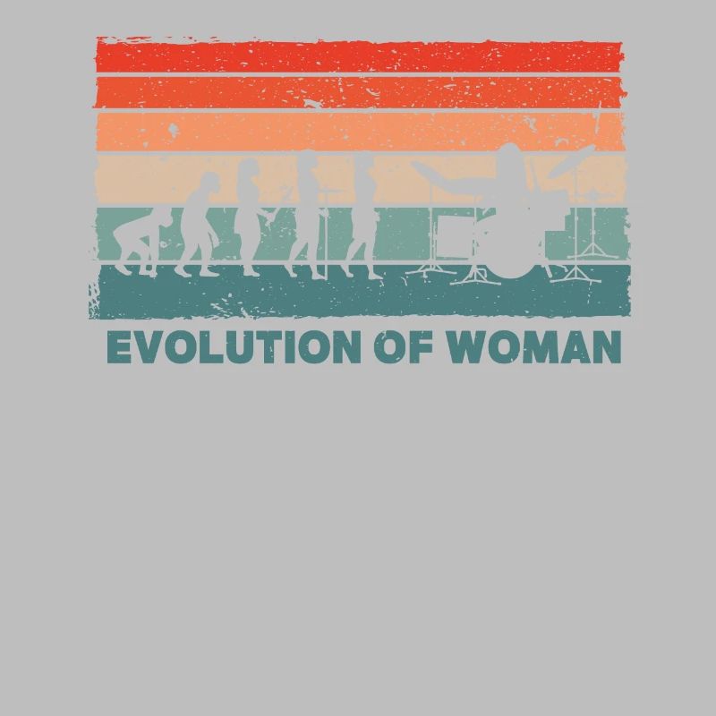 Retro Schlagzeuger Evolution Batteur