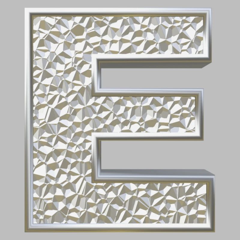E, letter, letter E, initial, initial E, monogram,