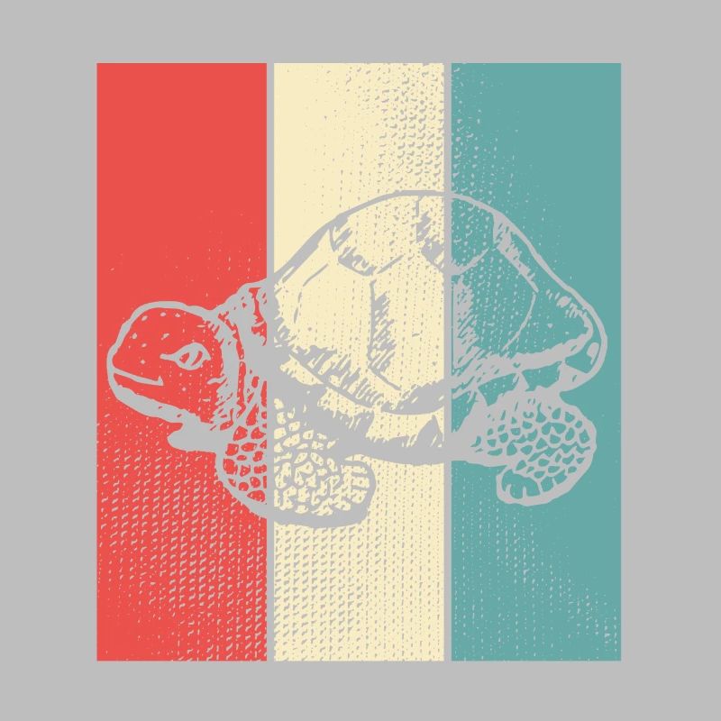Turtle retro style
