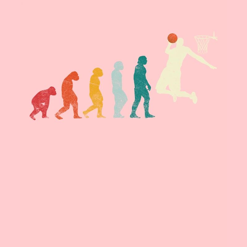 Basketball evolution player sport gift idea
